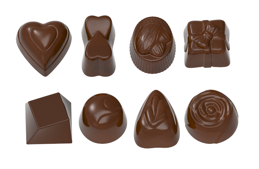 1241 - POLYCARBONATE CHOCOLATE MOLD