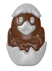 1242 - Chick Egg Polycarbonate Chocolate Mold