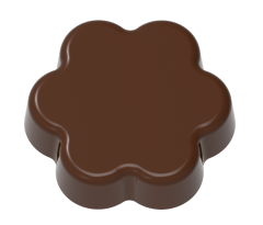 1250 - Moule en polycarbonate fleur chocolat pour emballage