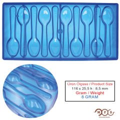 0001 - Moule à Chocolat Spécial Cuillère en Polycarbonate