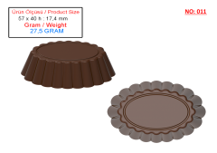 0011 - Oval Çikolata