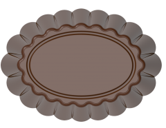 0011 - Oval Çikolata