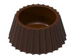 0030 - Circular hollow polycarbonate chocolate mold