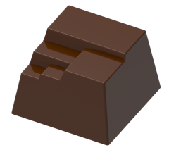0045 - Square Fantastic Chocolate Mold