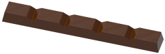 1678 - Moule en polycarbonate pour tablettes de chocolat