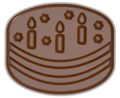1712 - Decoration Mini Chocolate Polycarbonate Mold