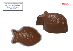 0107 - Special Fish Figure Chocolate Mold