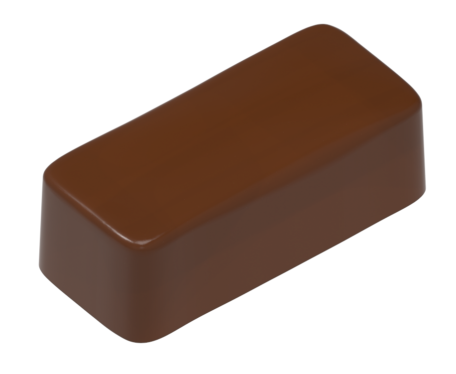 1747 - Moule rectangulaire en polycarbonate pour chocolat