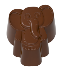 1758 - Elephant Chocolate Polycarbonate Mold