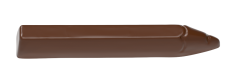 1767 - Pencil Chocolate Polycarbonate Mold