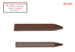 1767 - Moule Crayon Chocolat en Polycarbonate