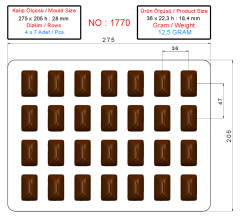 1770 - Chocolate Polycarbonate Mold