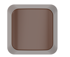 1792 - Square Chocolate Polycarbonate Mold
