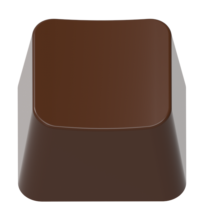 1792 - Square Chocolate Polycarbonate Mold