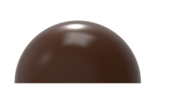 1793 - Moule hémisphérique en polycarbonate pour chocolat