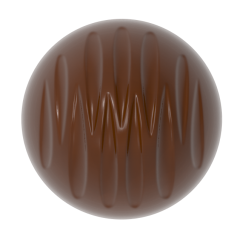 1794 - Moule en polycarbonate pour chocolat sphère à motifs