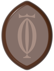 1798 - Oval Çikolata Polikarbonat Kalıp