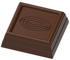 0209 - Moule à chocolat carré pour produits emballés