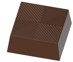 0233 - Square Wrapped Product Chocolate Mold