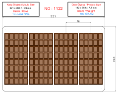 1122 - 100 gram Tablet Çikolata