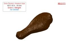 2171 - Chicken Drumstick / Tavuk Budu - Chocolate Mould