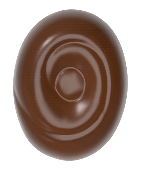 1143 - Oval Spesiyal Çikolata Kalıbı