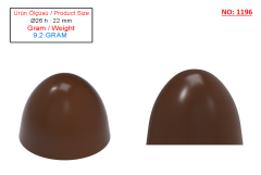 1196 - MOULE À CHOCOLAT EN POLYCARBONATE