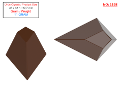 1198 - POLYCARBONATE CHOCOLATE MOLD